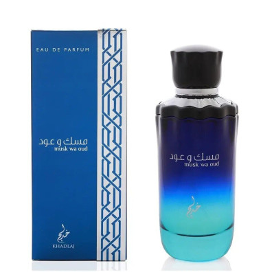 Musk wa oud perfume 100ml edp by khadlaj مسك وعود